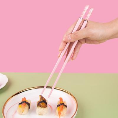 5 пар многоразовых пластиковых палочек для еды, не содержащих BPA, можно мыть в посудомоечной машине, нескользящие палочки для еды из стекловолокна, китайские японские палочки для еды, подарочный набор