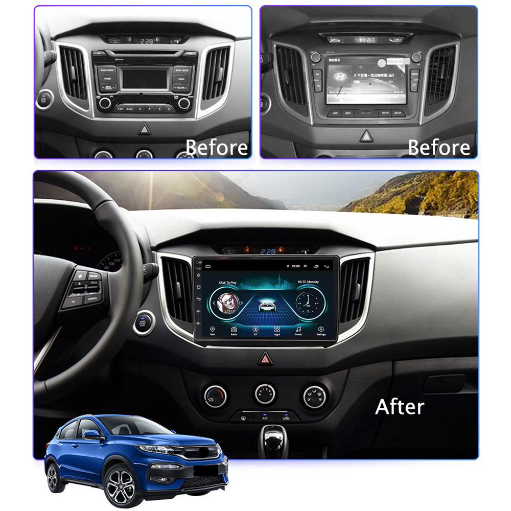 Android Car Radio For Hyundai Creta 2016-2021 Multimedia Player Head Unit Stereo GPS Navigation BT WIFI 1+16GB