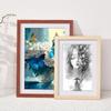 4R Photo Frame Natural Wooden Home Decor Wall Decor Picture Holder Art Paintings DIY
