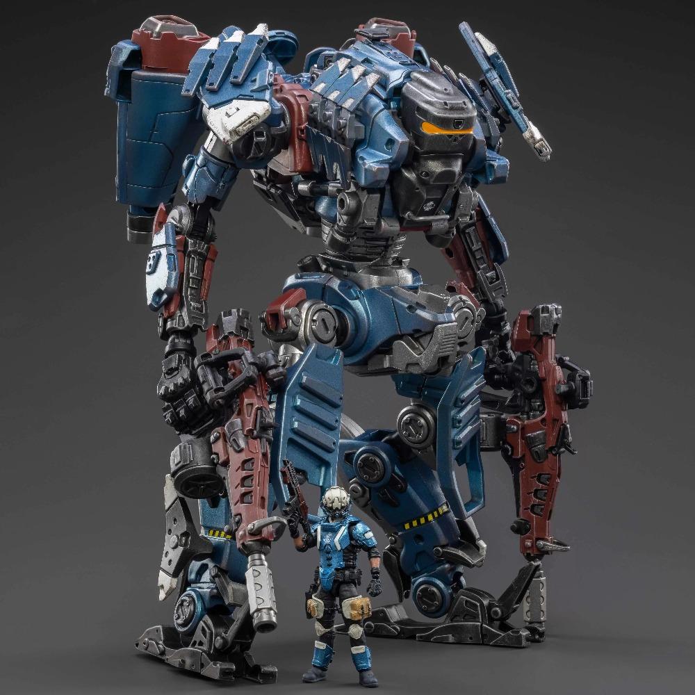 JOYTOY 1/25 Бог войны 86 Тиекви Двойной пилот Железный разрушитель Стальной костяной мех Рождественский подарок Хобби Экшн-фигурки Модель Игрушки