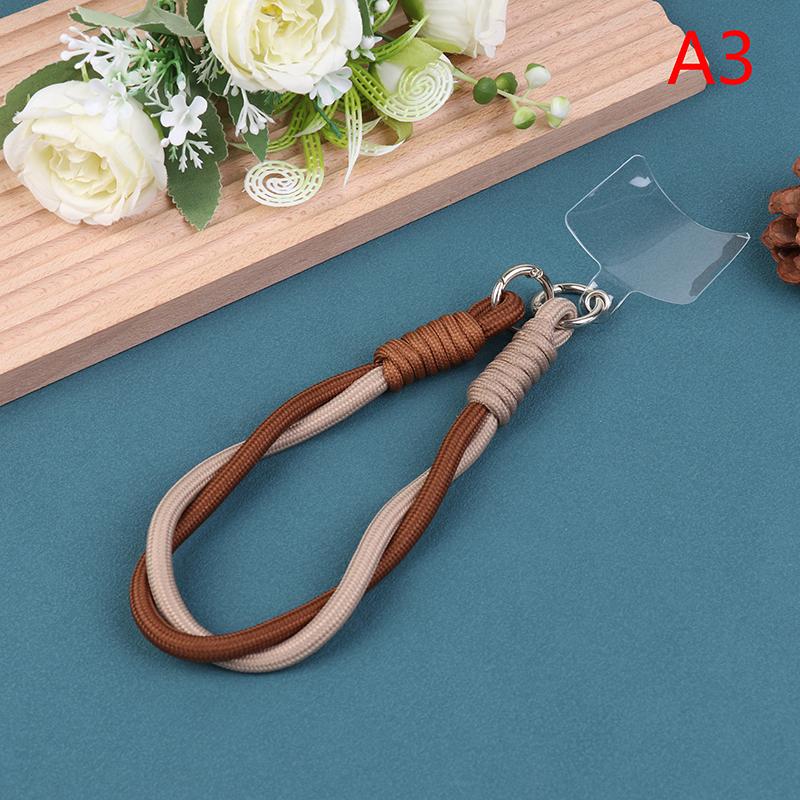 Телефонный шнурок Универсальный персонализированный ремешок на запястье Короткий ремешок для мобильного телефона Портативная сумка-брелок для ключей Цепочка для мобильного телефона с защитой от потери