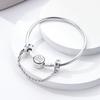 Plated 925 Silver Sun Moon Star Openwork Safety Chain Charms Fit 925 Charms Bracelet Beads Jewelry Gifts for Women