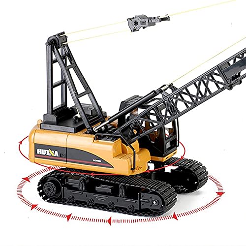 Wheelfun HUINA 572 15CH RC 1/14 Construction Crane Truck Tower Excavator Model Car Hobby Grade Model
