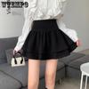 Women's Short Skirt Large Size Puffy Skirt Black Half Body Skirt Pleated Cake Skirt Hundreds of Half Skirt Anti Light A Word Short Skirt