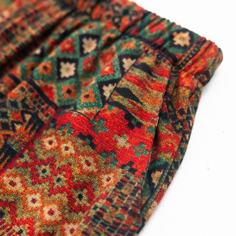 Элегантные комплекты из 2 предметов больших размеров, женские комплекты, летние винтажные комплекты с широкими штанинами и брюками с принтом