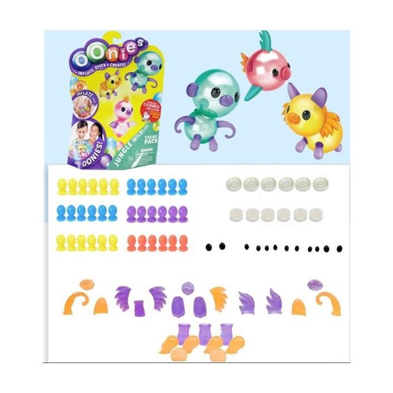 Набор для пополнения Oonies Липкий шар Надуватель пузырей Детская развивающая игрушка «Сделай сам»