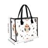 Cute Bird Pattern Tote Bag Daily Use Shopping Handbag Lightweight Casual Carry Bag for Women