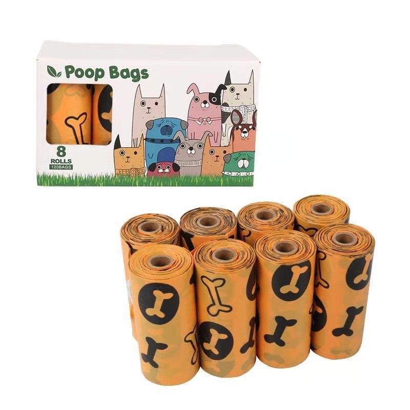 Factory Direct Supply Degradable Dog Poop Bag Bone EPI Pet Garbage Bag Pill Dispenser ODM Customizable Supplier