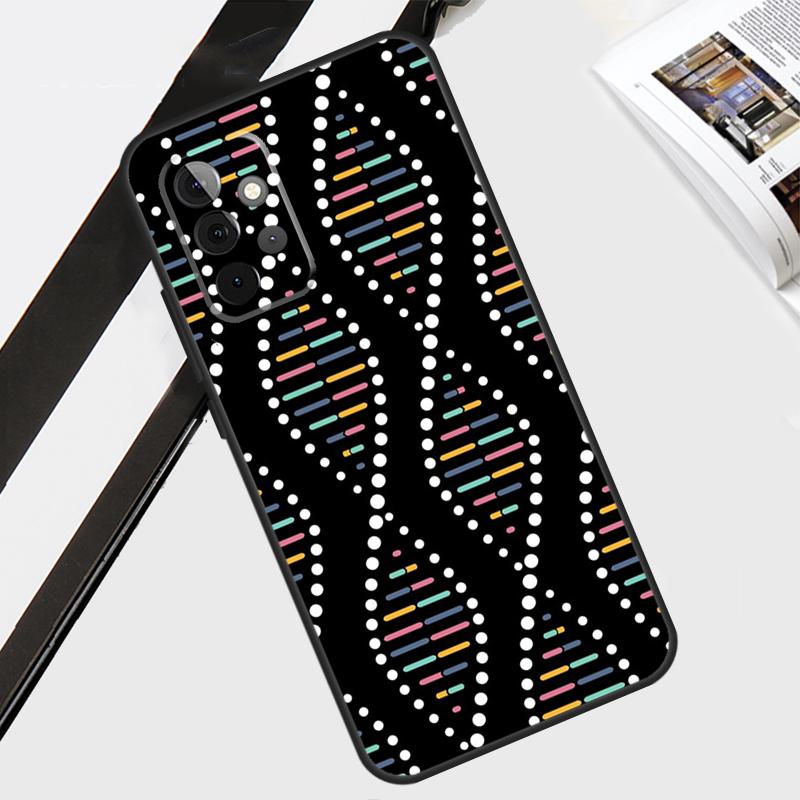 Ретро Чехол с Научной Иллюстрацией ДНК Для Samsung Galaxy A56 A36 A26 A16 A06 A54 A34 A14 A12 A22 A32 A52 A13 A53 A15 A35 A55