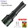 Super Long Range Tactical Torch High Power LED Flashlight USB Rechargeable Strong Light Lamp Outdoor Portable Lantern Waterproof