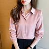 Women Blouses Shirts 2025 Spring Long Sleeve Women Blouse Shirt Turn Down Collar Black White Chiffon Blouse Shirt Women Tops J865