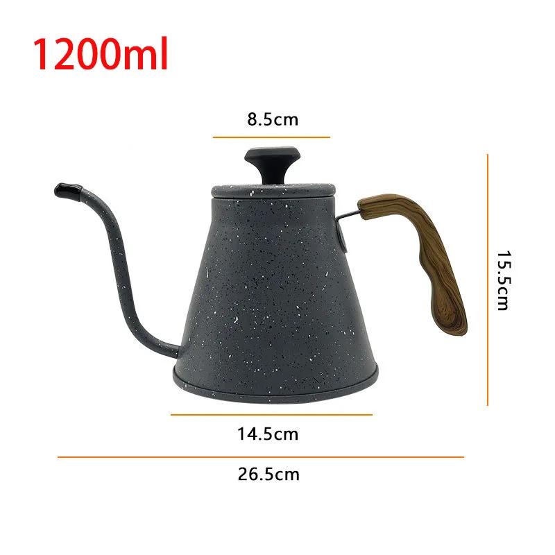 Stainless Coffee Maker Gooseneck Kettle Goose Beak Kettles Hand Drip Kettle Accessories Coffee Kettle with Thermometer