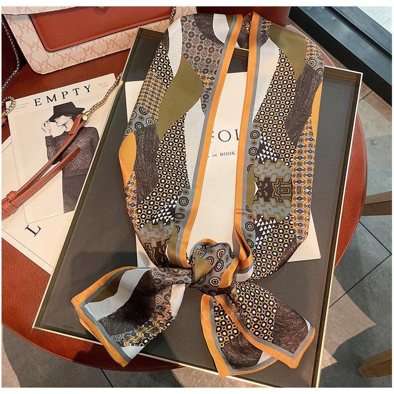 Summer Trend Streamer Medium Long Silk Scarf Women'S Ribbon Japanese And Korean Sweet Style Strap