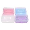 3 Layers Large Capacity Storage Box With Handle Foldable Plastic Portable Makeup Hairpin Organizer Nail Art Jewelry Box