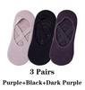 3 Pairs/5 Pairs/1 Pair Yoga Socks Women Cotton Silicone Non-slip Pilates Grip Towel No-Show Barre Breathable Bandage Sports Sock