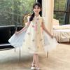 Girls' New Chinese Style Dress Summer Dress 2026 New Children's Chinese Style Cheongsam Dress Girls' Summer Princess Dress
