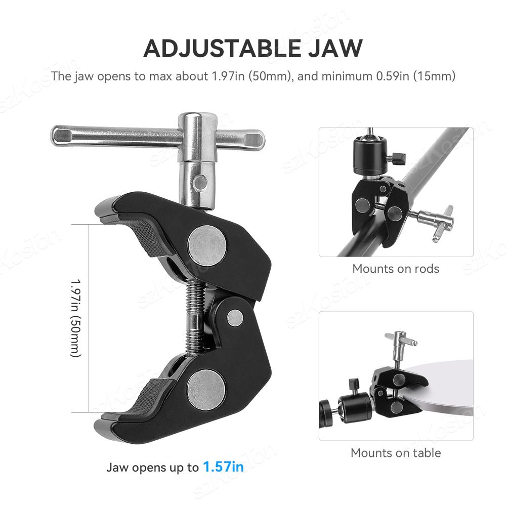 Мотоциклетный крабовый зажим, крепление на руль, держатель для GoPro 13 12 11 10 9 Insta 360 X4 X5 DJI Pocket 3, алюминиевый держатель, кронштейн