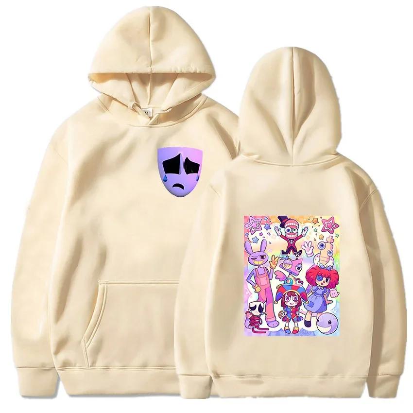 Удивительный Цифровой Цирк Толстовки Женские Харадзюку Каваи Помни Джекс Гангл Кингер Зубл Рагата Топы Унисекс Толстовки с капюшоном