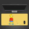 Bart Simpson The Simpsons Mouse Pad, Large Gaming Desk Mat, Non-slip XXL Mousepad for Laptop & Tablet, Mini PC Playmat with Stitched Edges