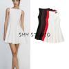 Spring New Women's Clothing Fashion Style Wide Swing Sleeveless Round Neck Short Dress 3067210 3067230