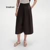 Broadcast Women's Lightweight Wide-Leg Cropped Casual Trousers