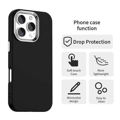 Чехол для iPhone 16 Pro из ТПУ+ТПЭ, противоударная защита, чехол для телефона