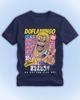 2026 Summer One Piece Anime DOFLAMINGO Printed Loose Shortsleeved Pure Cotton Childrens Tshirt Tide Unisex Casual Y2k Loose