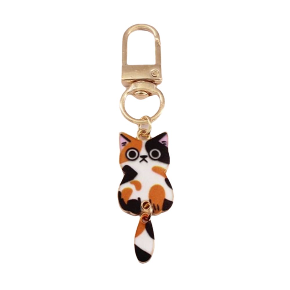 Cat Small Pendant Metal Bag Decoration Cute Key Chains Gift
