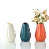 Durable Creative Shaped Flower Pot Nordic Style Vase Ornaments Modern Plastic Flower Vase  Desktop