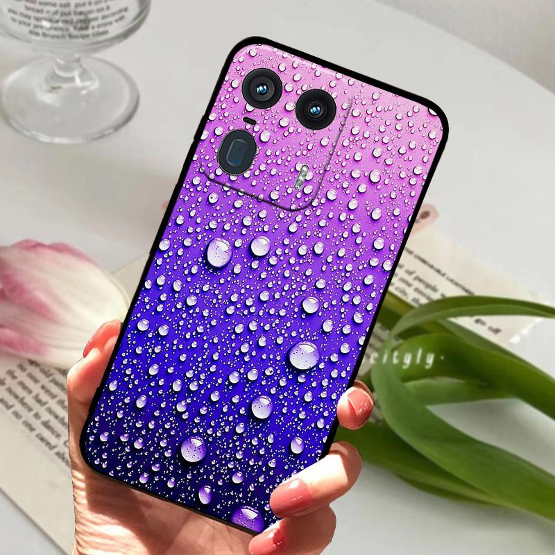 Silicone Case For Motorola Edge 50 Ultra X50Ultra Phone Cover Fashion Soft TPU Shockproof Bumper For Moto Edge50 X50 Ultra Funda