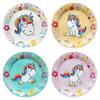 Круглые бумажные тарелки единорога (набор из 8)