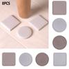 8PCS Mute Table Leg Caps Silicone Floor Protector Furniture Leg Pad Sofa Chair Feet Cover