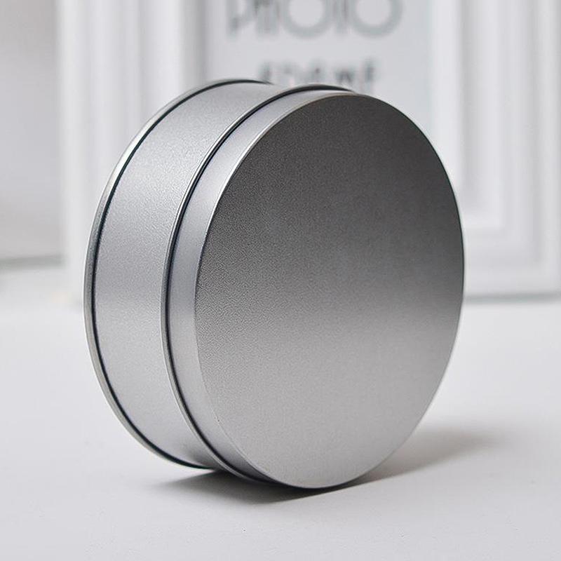 Круглые жестяные коробки Металлические контейнеры для хранения Гладкая поверхность Тонкая работа Декоративные Практичные Подарочные коробки для вечеринок