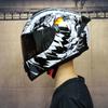 LVS Imitation Racing Street Bike Helmet Male Motorcycle 3C Electric Car Full Helmet Electric Car And Full Helmet Knight Dual Mirror