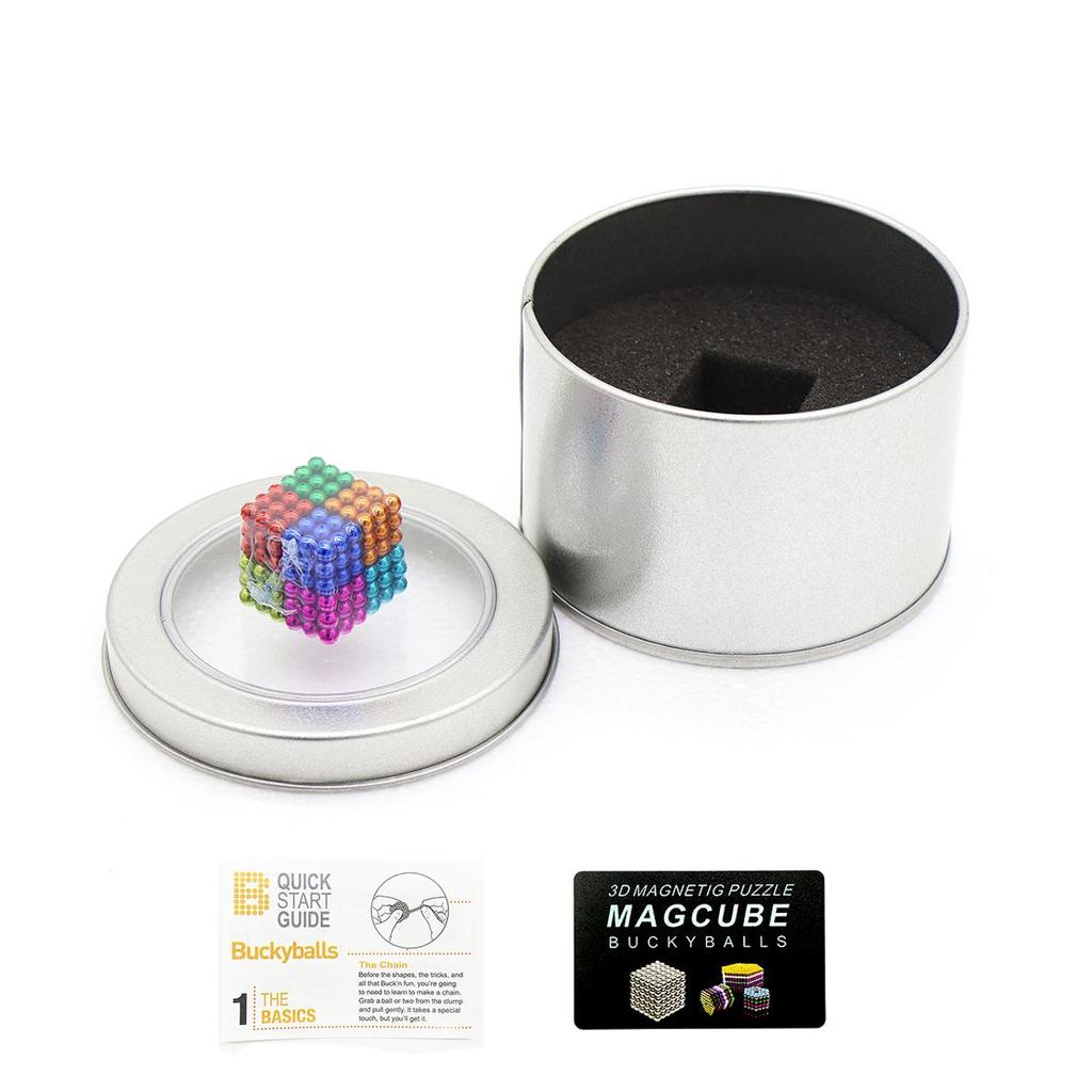 3MM 216PCS DIY Magnetic Balls Magic Magnet Cube Buckyballs Children Kids Playing Brain Storming Games Puzzle Building Tabletop Toys