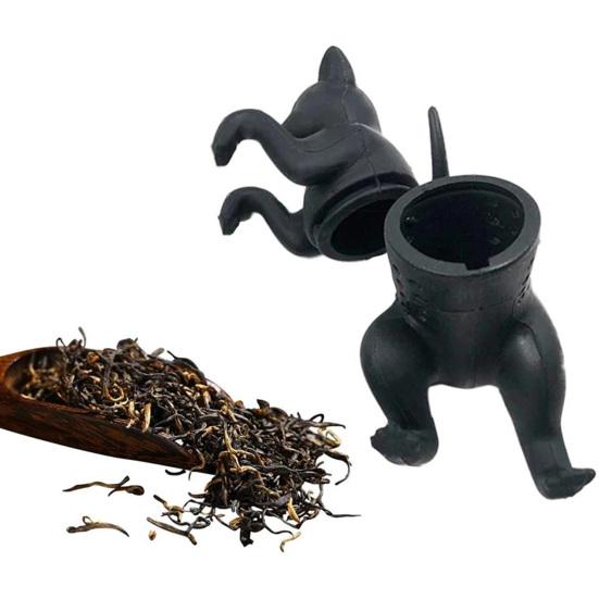 Инновационный диффузор для чая с точными отверстиями, очаровательное легкое чистое ситечко для чая для кошек