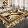 Роскошные Большие Ковры для Гостиной Европейский Стиль Вилла Холл Ковер Нескользящий Коврик для Украшения Спальни Моющийся Коврик для Кофейных Столиков