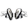 FPD Road Touring Pedals with Toe Clips Cages FD2334 NWL-424B+S41+T12 Straps,