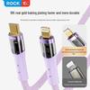 ROCK Z21 PD33W Transparent USB-C to Lightning Fast Charging Cable