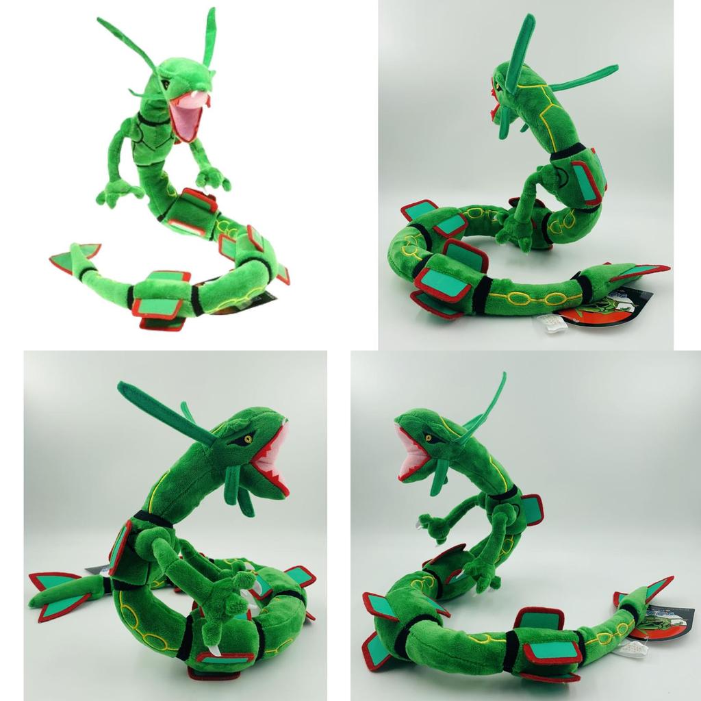 Premium 80cm Rayquaza Sky Dragon Plush Toy Short Plush Fabric With Pp Cotton Filling