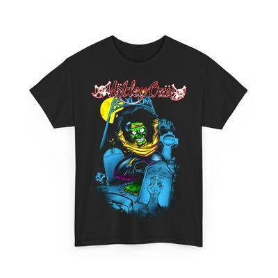 Черная хлопковая футболка с коротким рукавом Motley Crue Tour 90 США