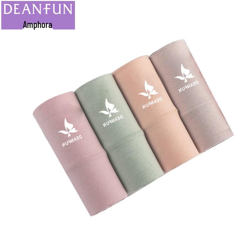 Deanfun Women's High-Waist Cotton Tummy Control Postpartum Briefs (4-Pack)