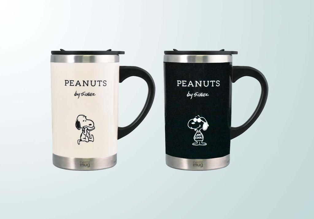 Кружка-термос Onishi Ken Peanuts Slim JOE COOL Черный PH-2811