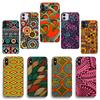 African Style Fabric Printing Phone Case For IPhone 13 12 11 Pro Max Mini Xs X Xr 7 8 6 6s Plus Se Fundas Shell Cover