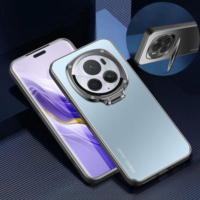 Для Huawei Honor Magic 6 Pro Magic6 чехол металлический держатель для объектива чехол для Honor Magic 6pro 5 4 PRO противоударный матовый защитный чехол с подставкой