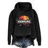 Women's And Men's Unisex Fashion Outfit Sweatsuit  Printed Long Sleeved  Casual Hooded Sweatshirt