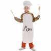 BB Carnival-Children's Big Chef Cook Costume (2 Pieces) 3-5 Years
