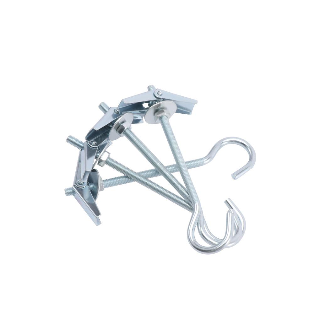 Carbon Steel Heavy Duty Cavity Hanging Plants Plasterboard Bolts Hanger Wall Fixing Wing Wall Hooks Ceiling Hook