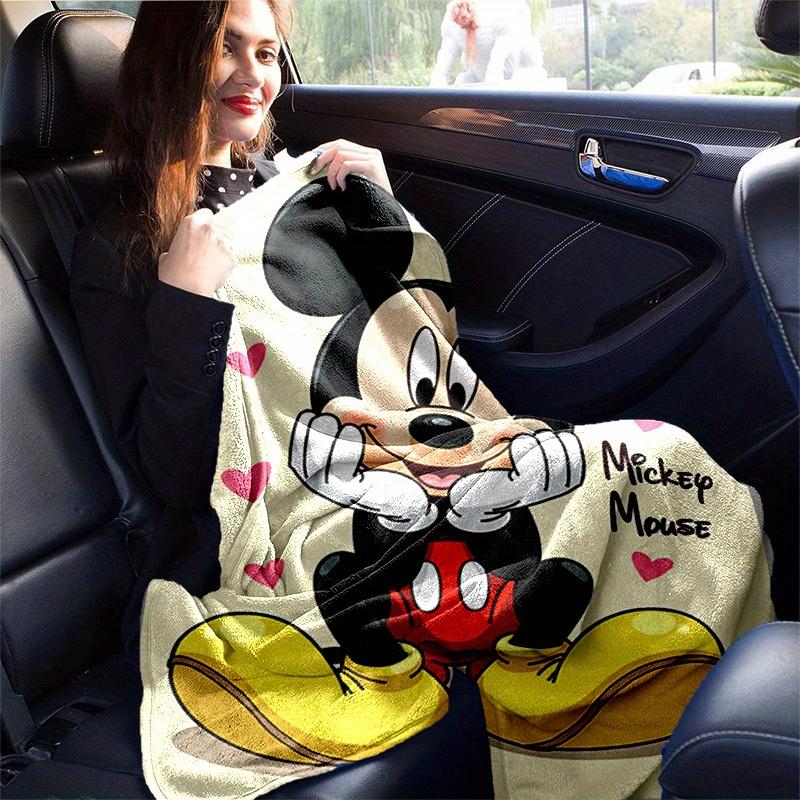1pc, Mickey Mouse Inspired, Cute and Cozy Blanket for All Seasons, Soft Flannel Throw Blanket, Versatile & Cozy for Bedroom, Living Room, Travel, Camp