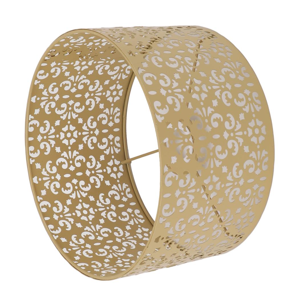 Настольный абажур Полый Железный Изысканный Декоративный Абажур для E27 E14 Торшеры Люстры Желтый